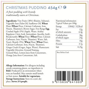 Traditional Luxury Christmas Pudding 454g